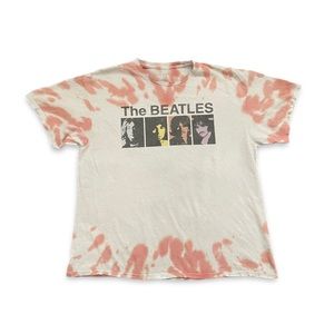 THE BEATLES 🔆 tie dye vintage style band tshirt